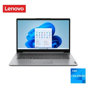 LENOVO IDEAPAD 1 41JL7 INTEL CELERON,8GB RAM  256GB SSD ,14.0 FHD, FACTORY INSTALLED WIN 11, SILVER ,1 YEAR CHANNEL WARRANTY